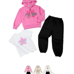 completino da bambina 3 pezzi "college"