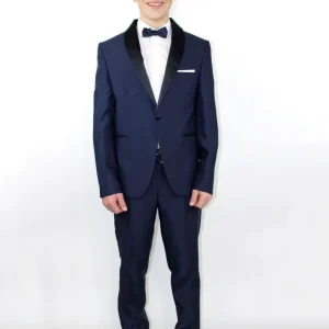 Abito con profili raso