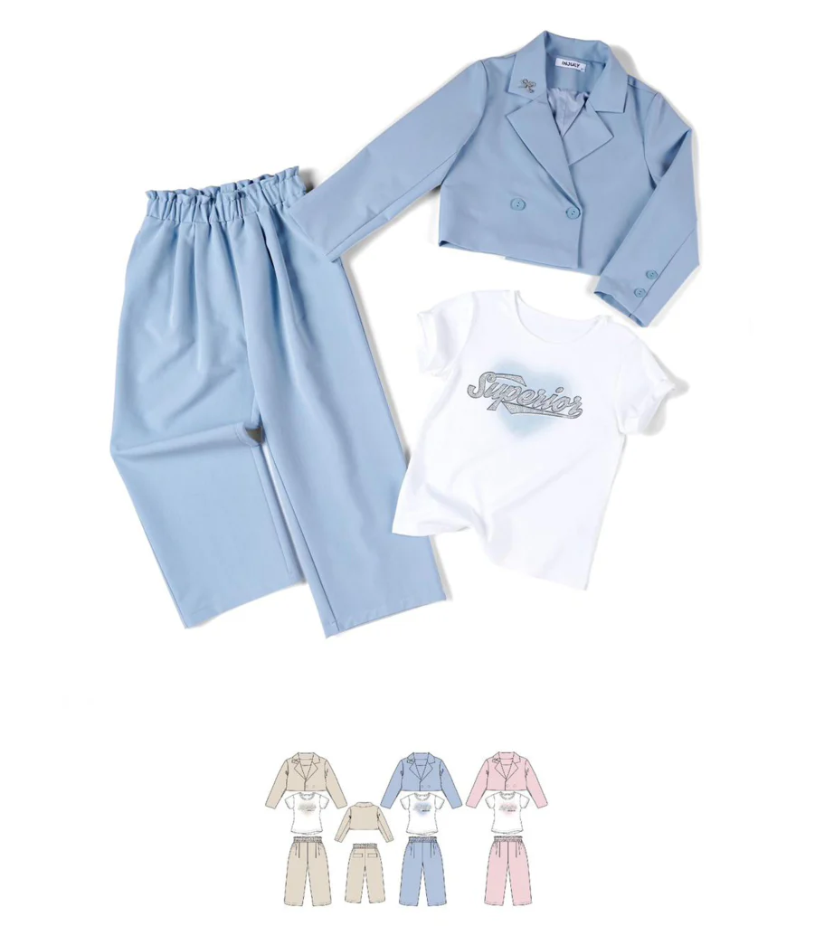 Completo elegante da bambina - immagine 2