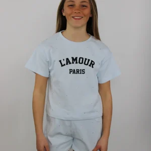 Completo 2 pezzi con strass