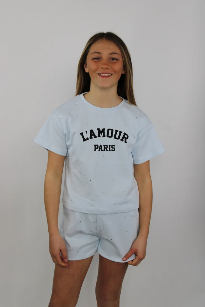 Completo 2 pezzi con strass - immagine 2