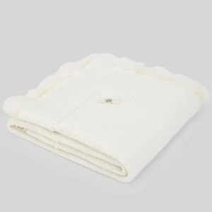 COPERTA CREMA IN LANA PAZ RODRIGUEZ