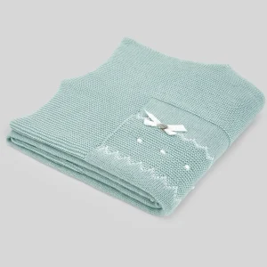 COPERTA VERDE ACQUA PAZ