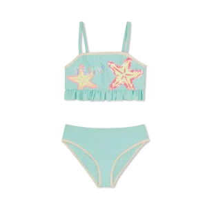 COSTUME DUE PEZZI TURCHESE CON PAILLETTES BILLIEBLUSH