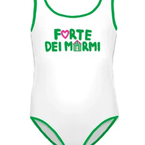 COSTUME INTERO MC2 SAINT BARTH BIANCO E VERDE FORTE DEI MARMI