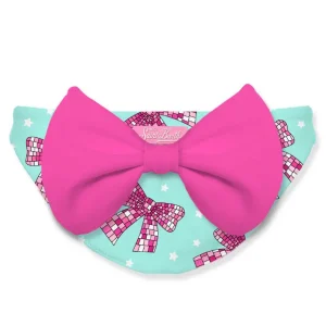 COSTUME MC2 SAINT BARTH AZZURRO CON FIOCCO SUL RETRO FUCSIA