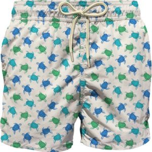 COSTUME MC2 SAINT BARTH BIANCO CON STAMPA TARTARUGHE