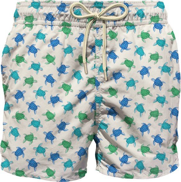 COSTUME MC2 SAINT BARTH BIANCO CON STAMPA TARTARUGHE