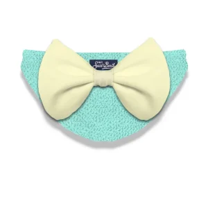 COSTUME SLIP  MC2 SAINT BARTH VERDE CON FIOCCO SUL RETRO GIALLO