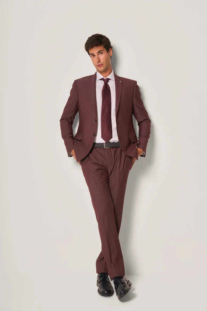 Cravatta fantasia micro pois - immagine 3