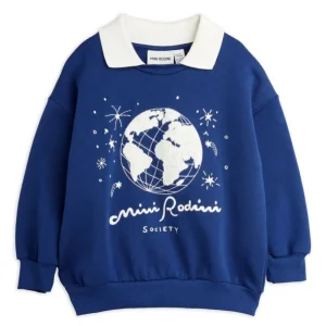 FELPA A POLO BLU MINI RODINI