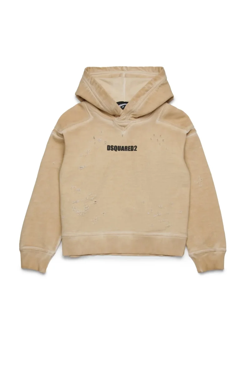 FELPA BEIGE DSQUARED2 - immagine 2