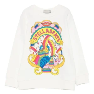 FELPA BIANCA CON FANTASIA STELLA MCCARTNEY