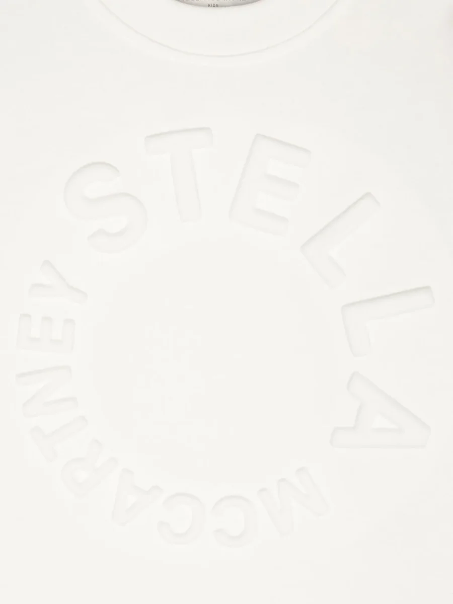 FELPA BIANCA CON LOGO GOFFRATO STELLA MCCARTNEY - immagine 4