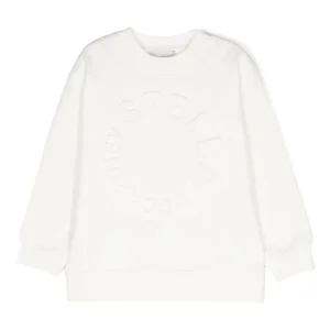 FELPA BIANCA CON LOGO GOFFRATO STELLA MCCARTNEY