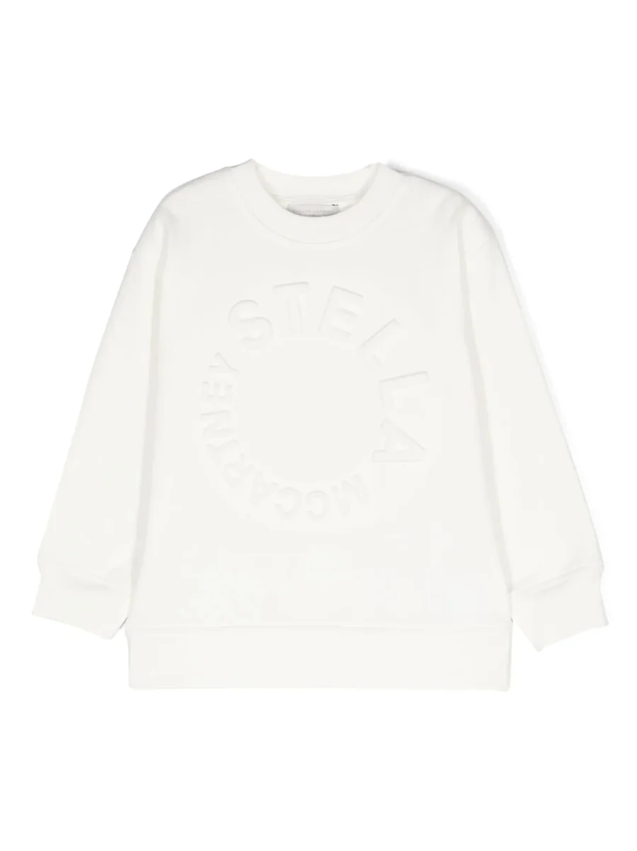 FELPA BIANCA CON LOGO GOFFRATO STELLA MCCARTNEY