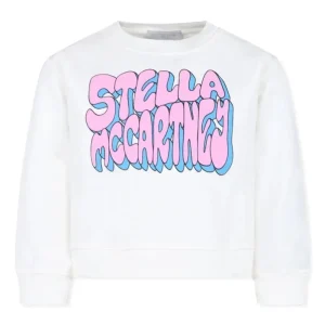 FELPA BIANCA CON STAMPA STELLA MCCARTNEY