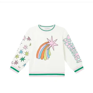 FELPA BIANCA CON STAMPA STELLA MCCARTNEY