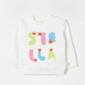 FELPA BIANCA CON STAMPA STELLA MCCCARTNEY