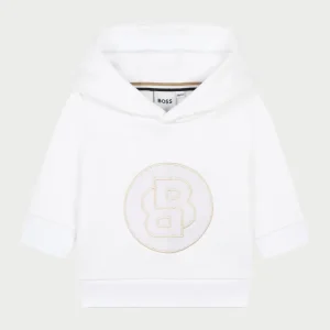 FELPA BIANCA HUGO BOSS