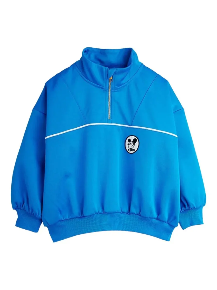 FELPA BLU CON TOPOLINO DI MINI RODINI