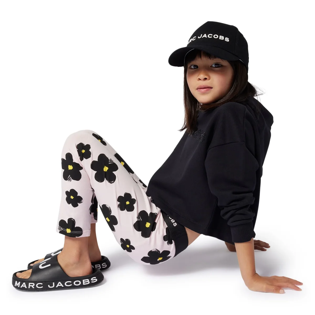 FELPA CON CAPPUCCIO NERA MARC JACOBS - immagine 5