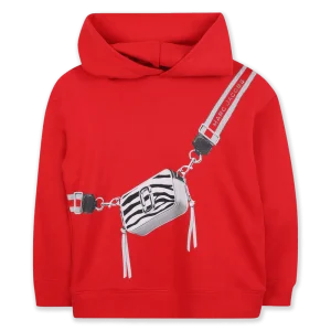 FELPA CON CAPPUCCIO ROSSA MARC JACOBS