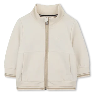 FELPA CON ZIP SABBIA HUGO BOSS