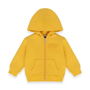 FELPA GIALLA CON LOGO ICEBERG