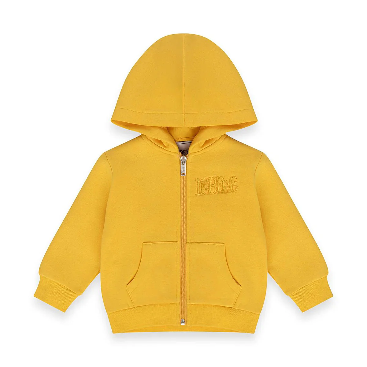 FELPA GIALLA CON LOGO ICEBERG