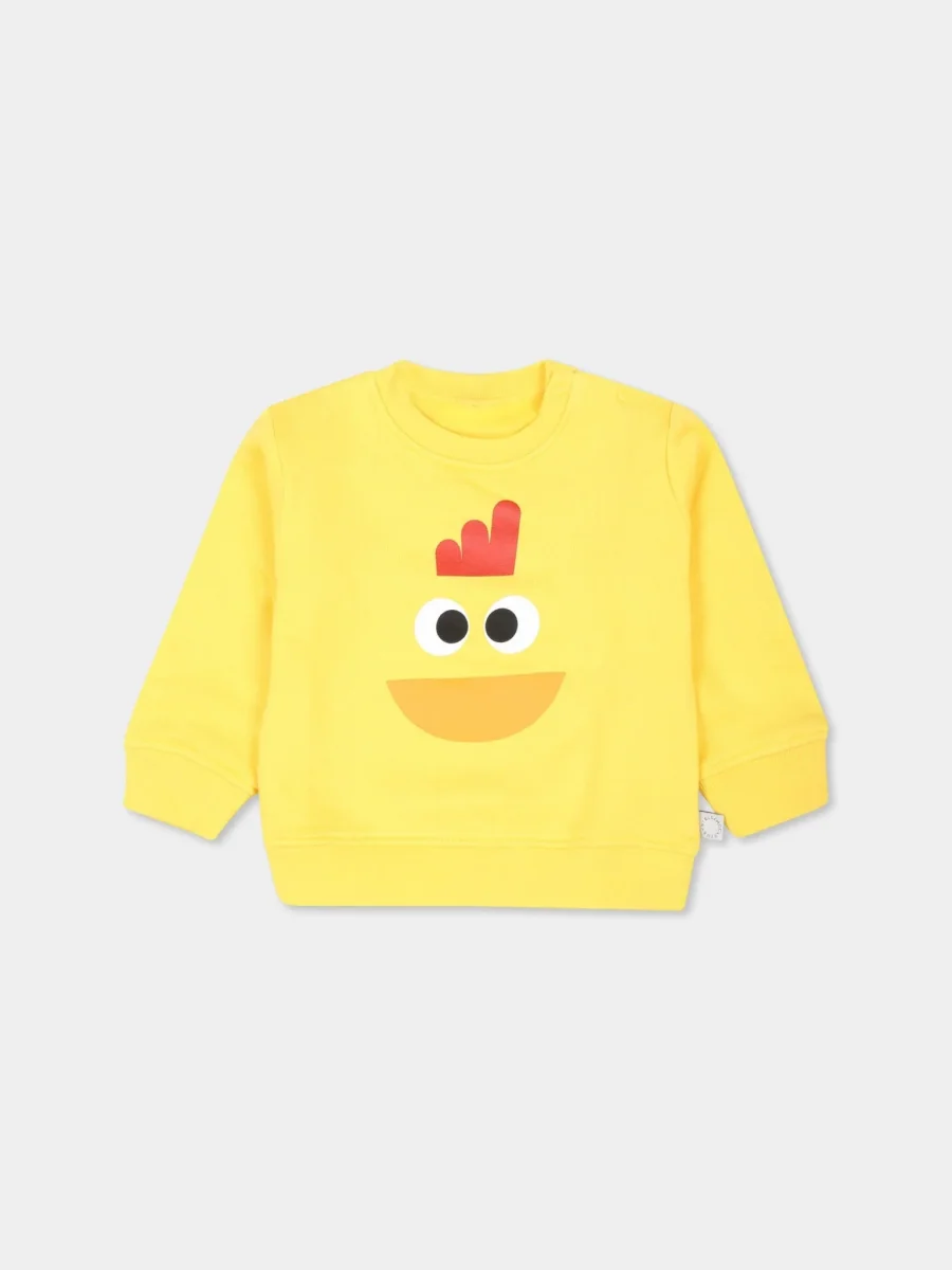 FELPA GIALLA CON STAMPA STELLA MCCARTNEY - immagine 2