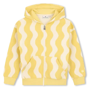 FELPA GIALLA/AVORIO CON STAMPA SUL RETRO ROSSO CLUB SOLEIL KIDS AROUND