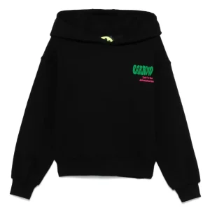 FELPA NERA CON LOGO VERDE BARROW