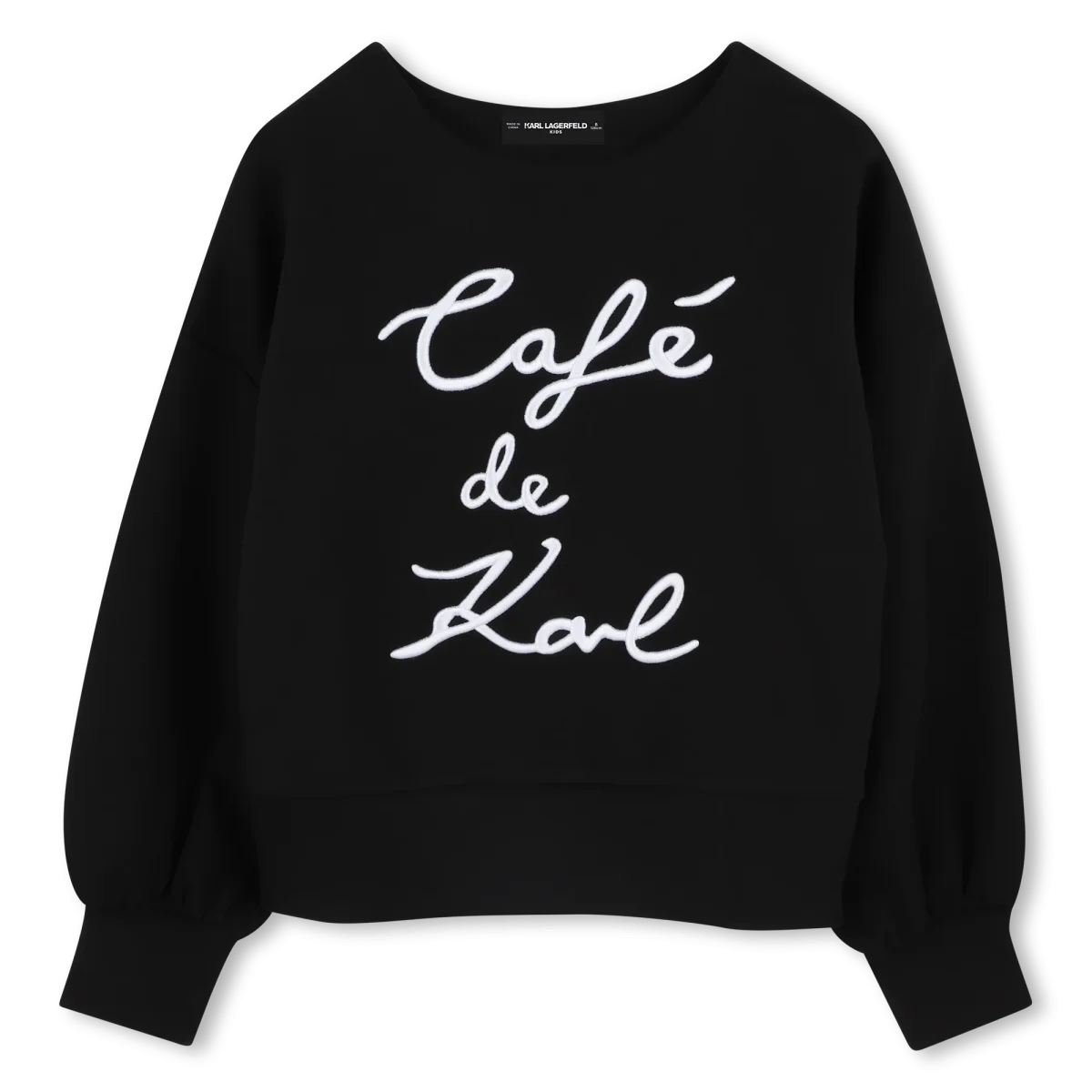 FELPA NERA KARL LAGERFELD - immagine 2