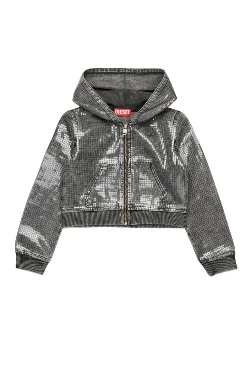 FELPA NERA PAILLETTES DIESEL