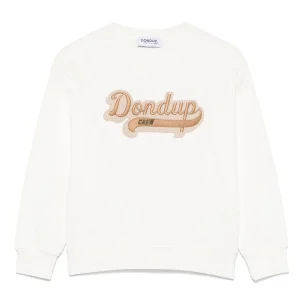 FELPA PANNA CON STAMPA DONDUP