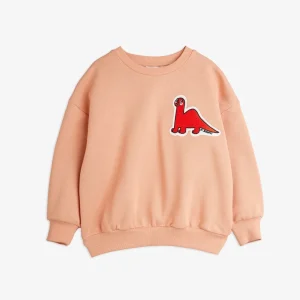 FELPA ROSA CON DINOSAURO ROSSO DI MINI RODINI