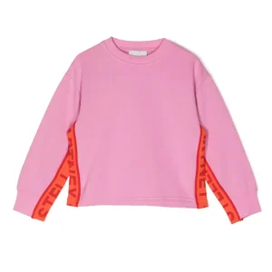 FELPA ROSA CON FASCE LATERALI STELLA MCCARTNEY