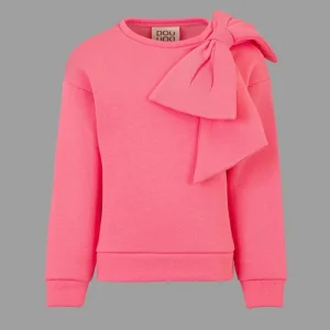 FELPA ROSA CON FIOCCO DOUUOD