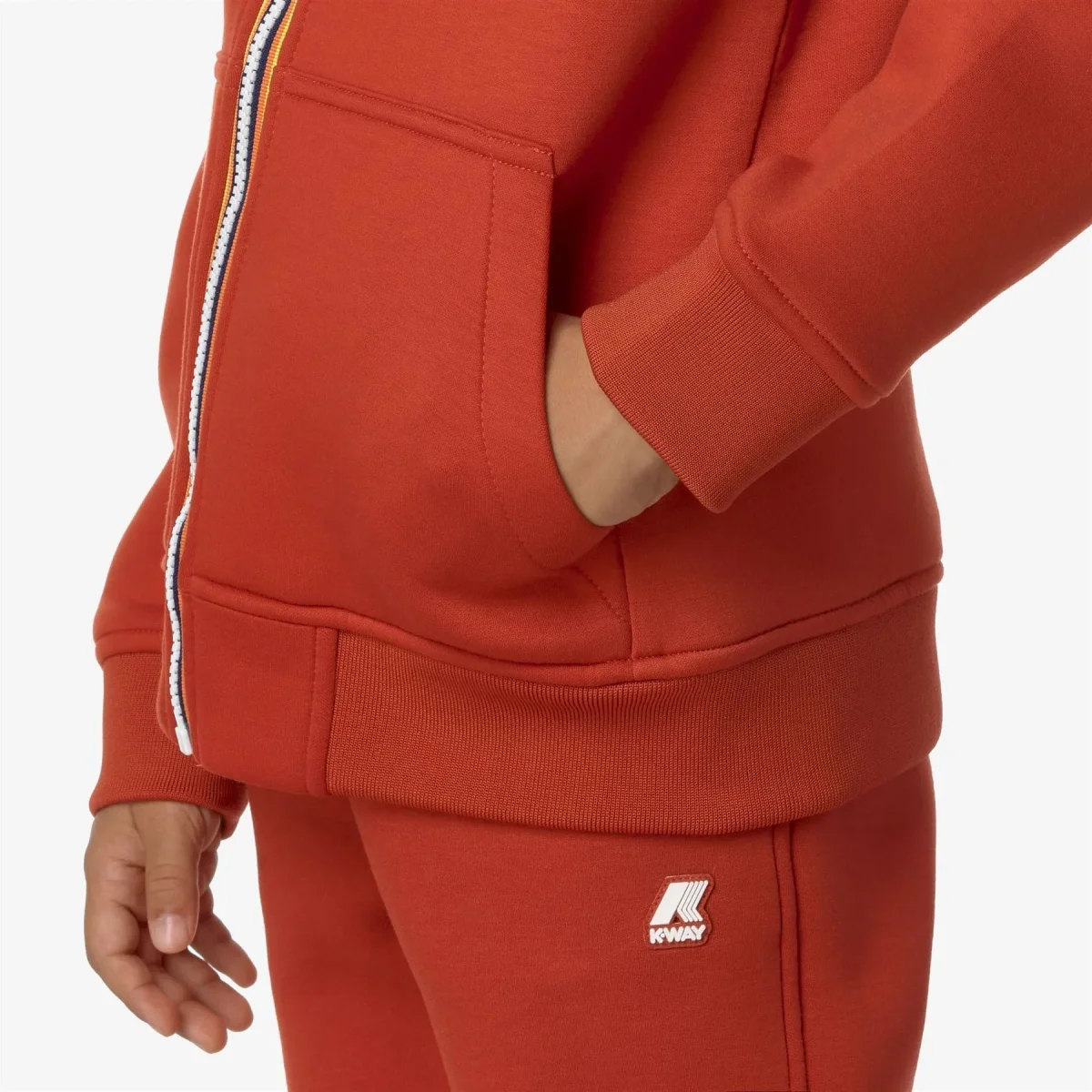 FELPA ROSSA K-WAY - immagine 3