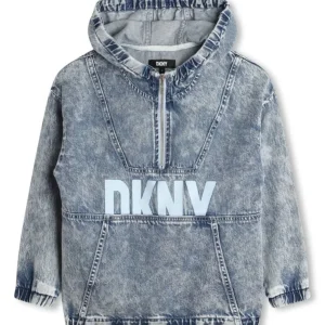 GIACCA DENIM BLU DKNY