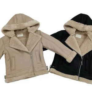 Giacca bambina ecopelle