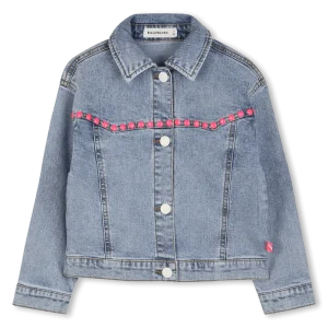 GIACCA IN DENIM CON STAMPA SUL RETRO BILLIEBLUSH