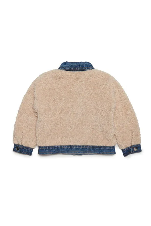GIACCA IN DENIM E TEDDY DIESEL - immagine 3