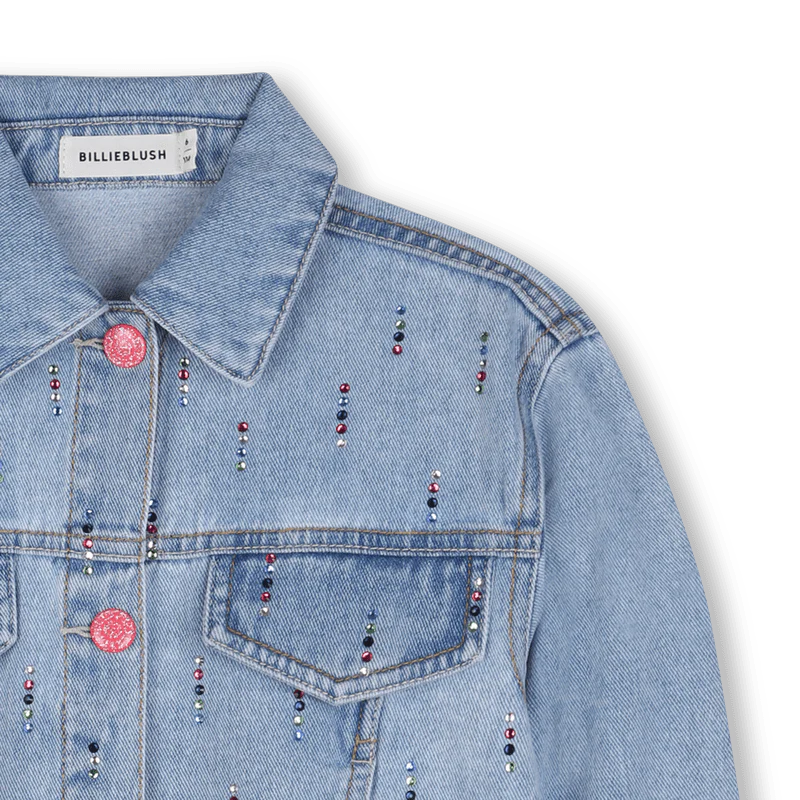 GIACCA IN JEANS CON STRASS BILLIEBLUSH - immagine 5