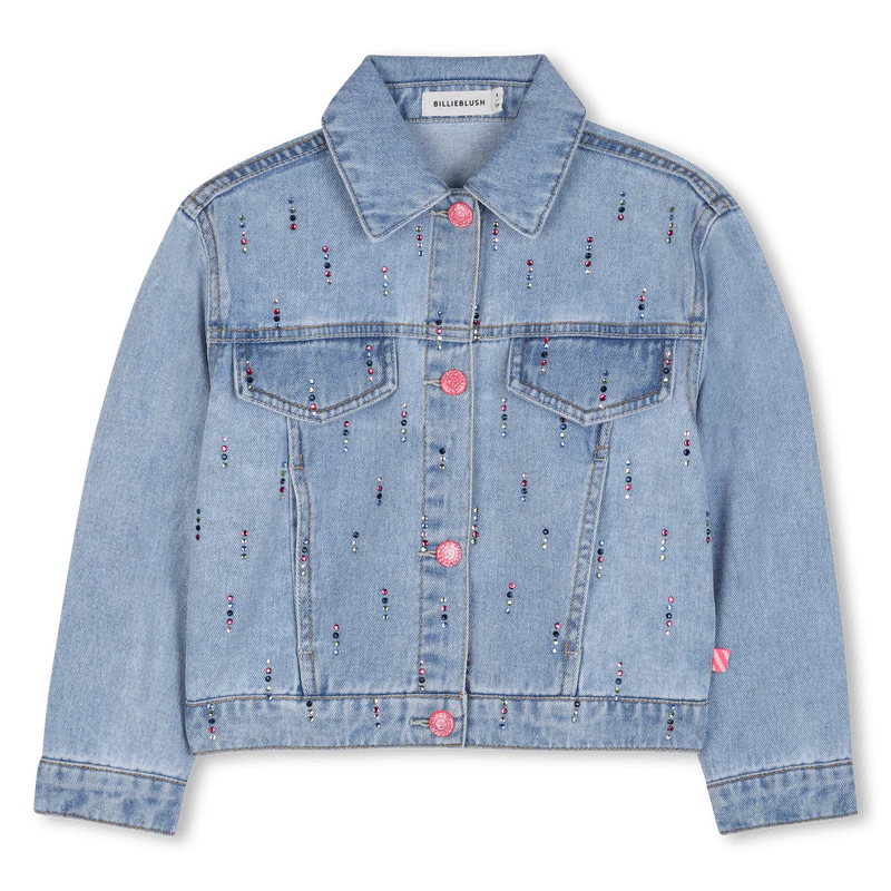 GIACCA IN JEANS CON STRASS BILLIEBLUSH - immagine 2
