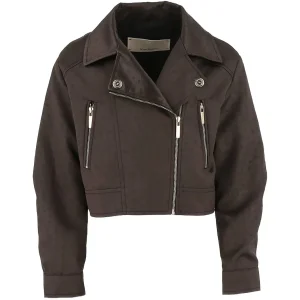 GIACCA MARRONE IL ECOPELLE ELISABETTA FRANCHI