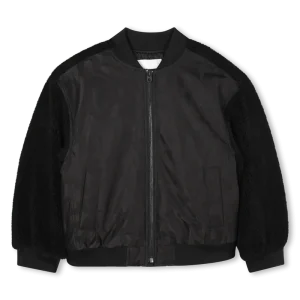 GIACCA NERA CON MONOGRAMMA MARC JACOBS