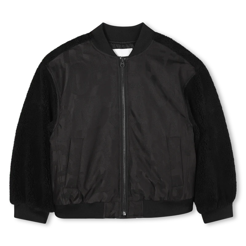 GIACCA NERA CON MONOGRAMMA MARC JACOBS