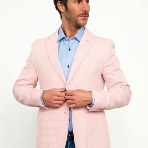 Giacca in misto lino